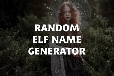 random elf name generator.